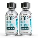 Stop Nail Biting Treatment for Kids & Adults – Bitter Taste No-Bite Nail Polish, Thumb Sucking Deterrent, Non-Toxic Safe Formula, Supports Healthy Nail Growth – 0.5 fl oz
