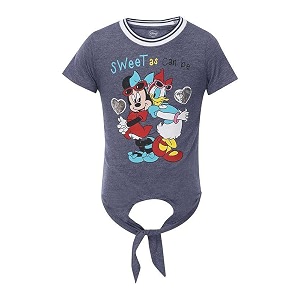 stop by shoppers girls round neck graphic print tee_purple