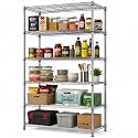 STORACK 6 Tier Heavy Duty Storage Rack for Warehouse, Shop &amp; Home Organization | Industrial Chrome Shelving Unit | Adjustable Metal Storage Shelf | 600 KG Load Capacity | 182 CM Tall Utility Rack
