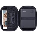 Lebakort Storage Case Compatible with Canon SELPHY QX20 / SELPHY Square QX10 Compact Photo Printer (Dark Gray Case)