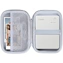 Lebakort Storage Case Compatible with Canon SELPHY QX20 / SELPHY Square QX10 Compact Photo Printer (Off White Case)