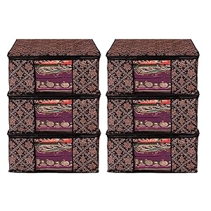 non woven saree covers with zipsaree covers for storagesaree packing covers for wedding cloth storage cloth storage with transparent window for suit lehenga dress packing bag 6
