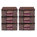 Non Woven Saree Covers With Zip|Saree Covers For Storage|Saree Packing Covers For Wedding| Cloth Storage Cloth Storage with Transparent Window for Suit, Lehenga, Dress Packing bag (6)