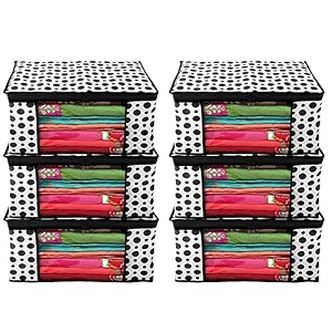 2023 upgraded saree covers with zipsaree bags storage for wardrobe saree covers for storage  cloth storage bags large size saree packing covers for wedding  pack of 3 black amp white