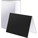 Store2508 3 in 1 Photography Reflector Background Cardboard, 17 x 12 inch Folding Light Diffuser Board for Still Life, Product and Food Photo Shooting (Silver)