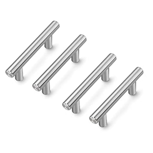 store 2508 stainless steel cabinet handles pulls 4 inches brushed steel pack of 4