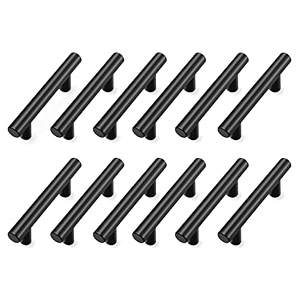 store 2508 stainless steel cabinet handles pulls 4 inches matte black pack of 12