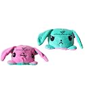 Storescent Reversible Bunny Plushie Cute Sensory Fidget Stuffed Animals Toy that Show Your Moods - Plushie Toy (Bunny-Pink/Aqua)