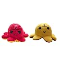 Storescent Reversible Octopus Soft Toys for Kids, Octopus Stuffed Animal Plush Soft Toys for Boys and Girls | Octopus Plushie Toy (Red/Yellow)