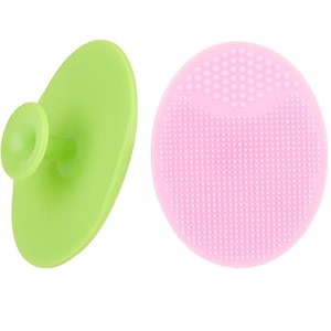 storescent skin soother baby bath brush exfoliating and massaging cradle cap bath brushes for baby pack of 2 pink green