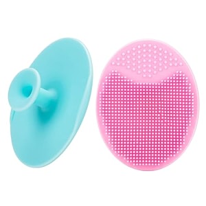 storescent skin soother baby bath brush exfoliating and massaging cradle cap bath brushes for baby pack of 2 pink blue