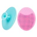 Storescent Skin Soother Baby Bath Brush, Exfoliating and Massaging Cradle Cap Bath Brushes for Baby (Pack of 2 (Pink, Blue))