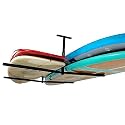 StoreYourBoard Standup Paddle Board and Surfboard Garage Storage Rack - Adjustable Ceiling Mount Hanger for SUP Storage, Heavy Duty Overhead Paddleboard Organizer for Garage, Space Saving Rack