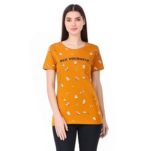 Stories.Label Women 100 Cotton Printed Tshirt in
