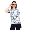 Stories.Label Women39s Tie Dye Printed Cotton Tshirt