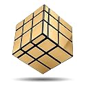Storio Cubes High Speed Sticker Less Magic Puzzle Cube Game Toy (Mirror_Golden) 3+