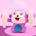 Storio Dancing Monkey Musical Toy for Kids|Spinning Tumble Doll with Lights,Music & Voice Sensor|Rolling Musical Toy with Sound Effects for Babies & Toddlers|Fun Gift for Boys & Girls,Multicolor