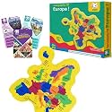 Storio EVA Foam Geography of Europe Map Puzzles for Kids With Trump Fact Cards For Playing Learning & Educational Toys - Jigsaw Puzzles for Kids Ages 4-8 - Gift for 4, 5, 6, 7, 8 Year Old Boys & Girls