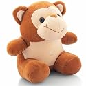 Storio Plush Soft Super Cube Toy Super Cute Kids Animal Home Decor Boys/Girls/Baby (28 Cm, Monkey) | Best Valentine Gift