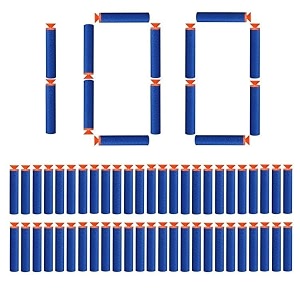 storio soft foam darts bullets for all types of hot fire blaze guns 100 pcs darts - multicolor