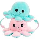 Storio Toy Octopus Plushie Reversible Soft Toys for Kids | Plush Soft Toys for Baby Boys and Girls | Octopus Soft Toy for Kids -18cm