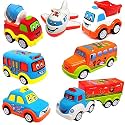 Storio Unbreakable Pull Back Vehicles| Push And Go Crawling Toy For Kids &amp; Children, Power Friction Cars For 3+ Years Old Boys|Girls - Set Of 7,Multicolor