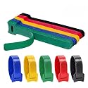 Storite 100 Piece Cable Organizer Hook & Loop Tape-Wire/Cord Holder Management Strap-Reusable Hook & Loop Ties for PC, TV, Desk, WFH Accessories (6 inch,Multi Colour)