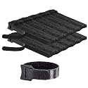 Storite 300 Piece Cable Organizer Hook &amp; Loop Tape-Wire/Cord Holder Management Strap-Reusable Hook &amp; Loop Ties for PC, TV, Desk, WFH Accessories (6 inch,Black)