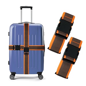 storite luggage strap for suitcase amp trolley bag orange pack of 2