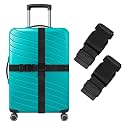 Storite Pack of 2 Luggage Strap for Suitcase &amp; Trolley Bag (Black)