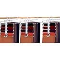 Storite 3 Pack 5 in 1 Stainless Steel Foldable Clothes Hangers Multi-Layer