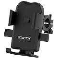 Storite Silicone Mobile Holder for Bike for Maps and GPS Navigation, Bike Mobile Holder with One Click Locking, Firm Gripping, Anti Shake and Stable Cradle Clamp with 360° Rotation Phone Mount