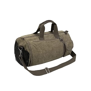 storite small canvas 21 cm small duffel bag for travelweekender bag for men women 40x21x21 cm army green