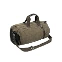 Storite Small Canvas 21 Cm Small Duffel Bag for Travel,Weekender Bag for Men Women (40x21x21 cm, Army Green)