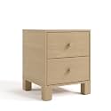 Storkcraft California 2-Drawer Nightstand, Driftwood