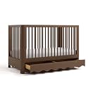 Storkcraft Casablanca 5-in-1 Convertible Crib with Drawer, Hazelnut