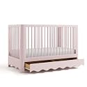 Storkcraft Casablanca 5-in-1 Convertible Crib with Drawer, Blush