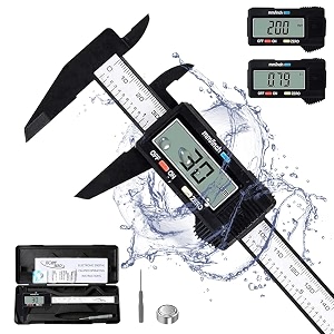 stormhero digital caliper 0-634150mm vernier calipers electronic micrometer caliper with lcd screen measuring tool auto-off inch and millimeter conversion caliper tool