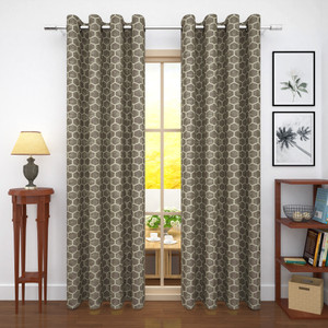 Storyhome 215 cm 7 ft Door Jacquard