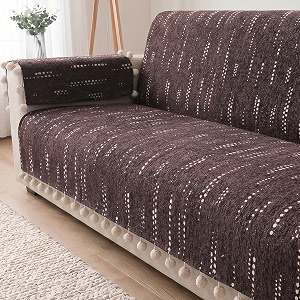 StoryHome Chenille Sofa Cover 3 Seater Fully