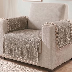 StoryHome Chenille Sofa Mat for Single Sofa