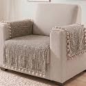 StoryHome Chenille Sofa Mat for Single Sofa