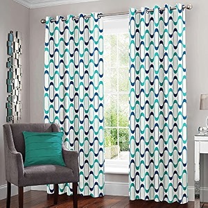 storyhome window curtains 5 feet long set of 2  floral design  polyester  light filtering curtains  curtains for living room  118 x 152 cm grayish green  perfect for home decor