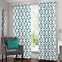 Story@Home Window Curtains 5 Feet Long Set of 2 | Floral Design | Polyester | Light Filtering Curtains | Curtains for Living Room | (118 x 152 cm, Grayish Green) | Perfect for Home Decor