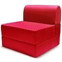 Story@Home Single Seater Futon Sofa Cum Bed Maroon (75" X 30" X 8")