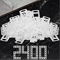 Storystore 2400pcs Tile Leveling System Clips 1/8 Inch Tile Spacers