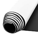 Storystore Foam Insulation Neoprene Sheets with Adhesive, 1/16'' Thick x 12'' W x 98'' L Multi-Function Soundproof Large Closed Cell Neoprene Rubber Roll, Black