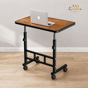 Stovara Adjustable Laptop Table with Wheels Portable