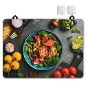 Stove Top Cover for Electric Stove，Christmas Kitchen Decor Kitchen Vegetable Extra Thick Natural Rubber Glass Top Protector, Prevents Scratching, Expands Usable Space 28.5'' x 20.5''