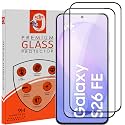 STP FEEL® Premium HD+ Tempered Glass Screen Protector Guard Compatible For Samsung Galaxy S26 FE 5G (6.7 Inch, Pack of 2) | Edge to Edge Coverage With Easy to installation kit for Smartphone